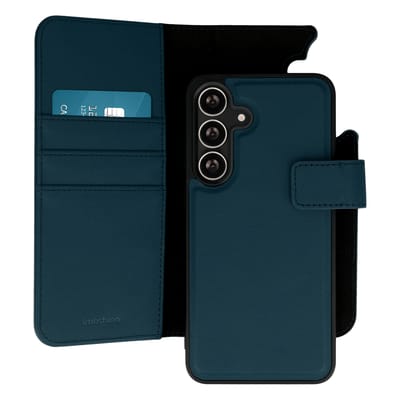 imoshion Hoesje - Geschikt voor Samsung Galaxy S25 FE - Uitneembare 2-in-1 Luxe Bookcase - Blauw