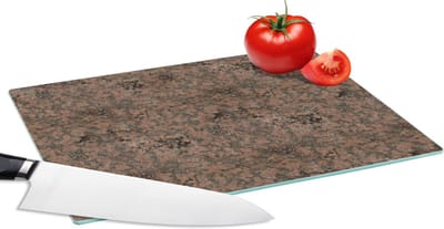Glazen Snijplank - 28x20 - Graniet - Vintage - Industrieel - Patronen - Snijplanken Glas