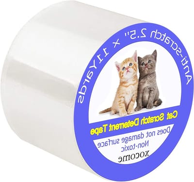 Zelfklevende Transparante Krabpaal, 2.5 x 11 m, Bescherming voor Meubels, Deur en Bank