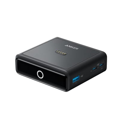opladerstation voor Anker Prime powerbank, 100 W snelladen met 4 poorten, geschikt voor MacBook Pro/Air-serie, iPhone 14/13-serie, Galaxy, AirPods en