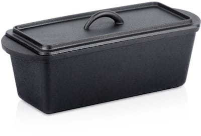 Broodvorm met Deksel Gietijzeren CAST LINE 35 cm, 3 l - Broodpan - Cakevorm - Brood - Broodbakvorm - Bakvorm