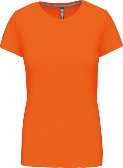 Kariban Dames t-shirt ronde hals korte mouwen K380 - orange - S