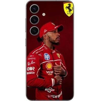 Coque de téléphone - Ferrari - Samsung Galaxy S24 Plus - Souple - Silicone - Noir zwart