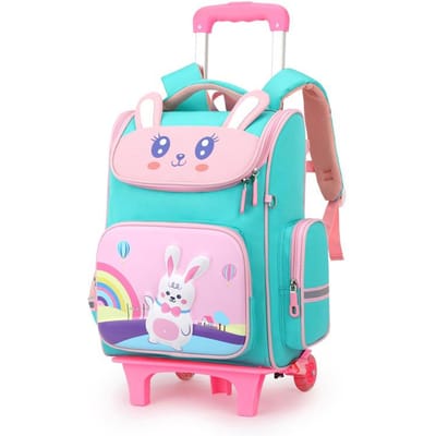 Kinderen Trolley Rugzak Voor Meisjes Basisschool Rollende Rugzak voor Jongens Schooltas met Wielen School Rugzak met Wielen Boekentas