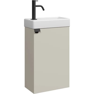 Badplaats Toiletmeubel Apollo 40 x 22 cm – Beige – Fonteinmeubel met Wastafel