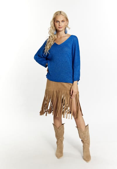 IZIA Jumper Dames blauw marine