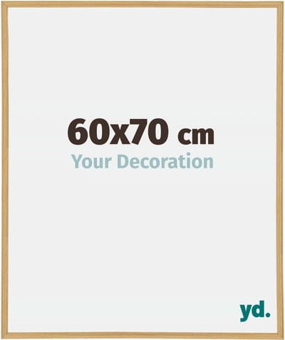 Your Decoration - Fotolijst 60x70 cm - Kunststof - Beuken Licht - Annecy