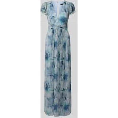 maxi-jurk met all-over bloemenmotief