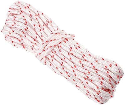 Dailygoods - Starter Touw Trekkoord - Vervangingskoord Trimmer - Duurzaam Nylon - 5.0mm / 10m - Slijtvast en Betrouwbaar