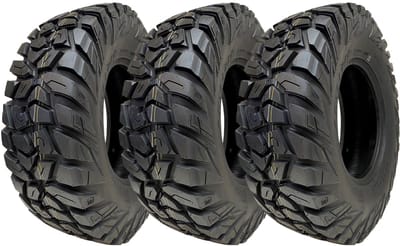25x8.00-12 ATV 205/80R12-banden, 8-laags, WL03, OBOR, Antelope 68N, goedgekeurd voor de openbare weg (set van 3)