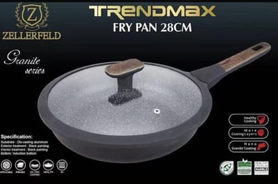 Senella koekenpan met deksel - Frypan 28CM - PFAS-vrij - Keramisch - Geschikt voor Inductie - Lichtgewicht