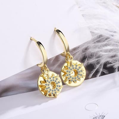 14k Gold Filled Diamanten Oorbel Voor Vrouwen Aros Mujer Oreja Echt 925 Sterling Zilver Feest Granaat Dorp Oorbellen Orecchini Meisje