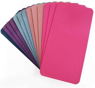 Dailygoods- Yogamat TPE-antislip - Yoga Mat Extra Dik - Fitness Mat - Gymnastiek Mat - Lichtgewicht - Ongeveer 58*36*0.8cm - Fitnessmat