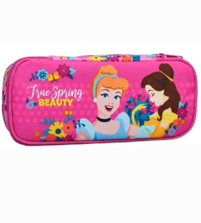 Disney Princess Etui - 26 cm - Pennenzak - 2 vakken - 1 stuk - Princess Spring uitvoering
