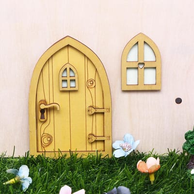 Mini nain de jardin en bois, fée lumineuse, elfe de la nuit, décoration de porte rétro, figurines miniatures, scène de maison, modèle de décoration 1 Pcs