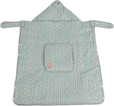 Draagzakhoes Kinderwagen - Baby Omslagdoek - Warm en Droog - Winddicht Ademend - 70x100cm - Blauw
