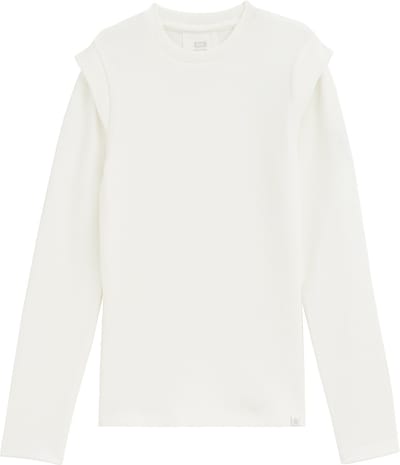WE Fashion Meisjes T-shirt van ribstof
