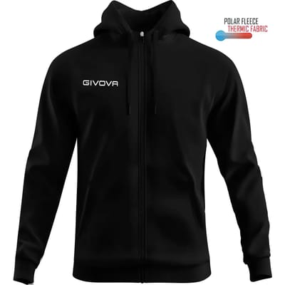 Sportsweater Givova Polarfleece 500 Zwart - XXXS