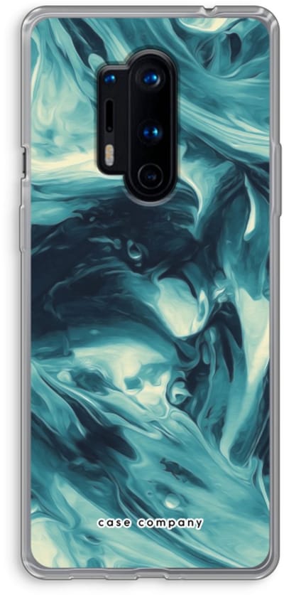 Case Company® - Hoesje geschikt voor OnePlus 8 Pro hoesje - Dreaming About Whales - Soft Cover Telefoonhoesje - Bescherming aan alle Kanten en Schermrand