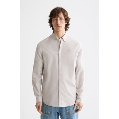 Scotch & Soda Seasonal Core - Solid Regular-fit Oxford Shirt Plaza Taupe Taglia: XXL | Camicie Casual Outlet | Uomo | Nero