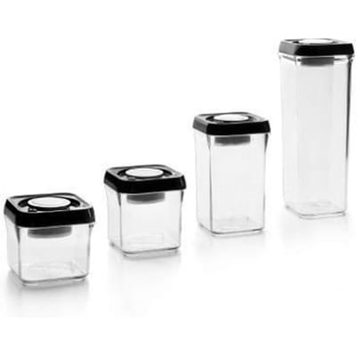 Boîte alimentaire sous vide empilable - IBILI - 788619 - 1950 ml - Pompe à vide intégrée - Inox 18/10