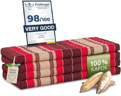 Duurzame Klapmatras 200x110x8cm - Ecologisch Gastenbed en Yogamat voor Tuin en Balkon