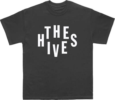 The Hives - Stacked Logo Heren T-shirt - M - Zwart