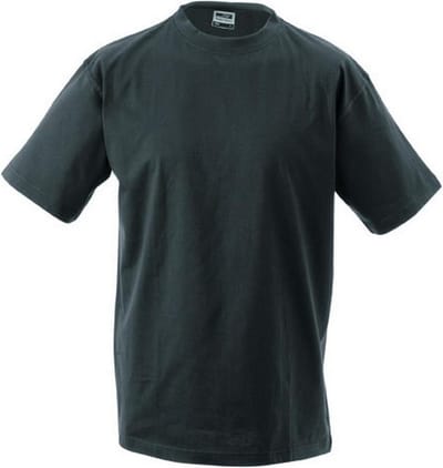 James and Nicholson - Unisex Medium T-Shirt met Ronde Hals (Donkergrijs)