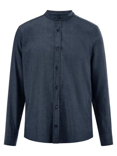 OLYMP Casual Overhemd, regular fit, Button-down, Marineblauw