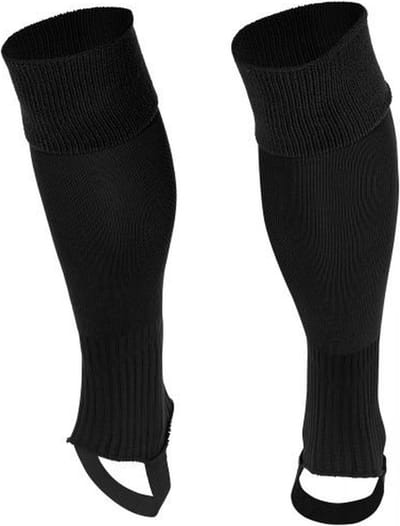 Stanno Uni Footless Sock - Hockey - Zwart - Voetloze sokken - Schoenmaat 29-33