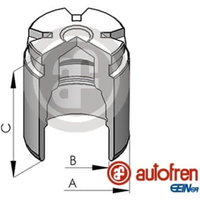 Zuiger, remklauw AUTOFREN SEINSA D025530, achter