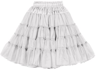 Petticoat/Onderrok/Tutu Deluxe 3-lagig Wit