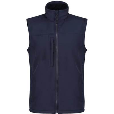 Regatta Heren Flux Softshell Bodywarmer / Mouwloos Jasje Waterafstotend en Windbestendig (Marine /Navy)