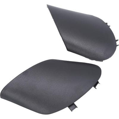 Paar Zijspiegelarmkappen 0735642839 Links Rechts Vervanging voor Fiat 500 Cabrio gray