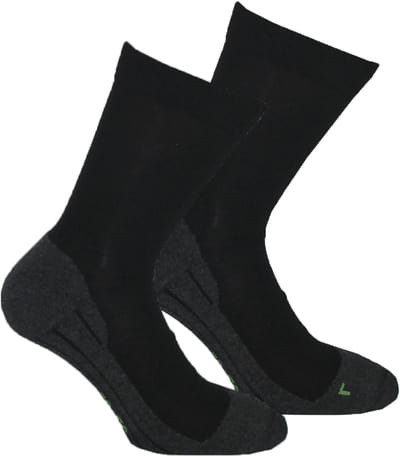 Boru Bamboo - Wandelsokken - Bamboe - Walking Experience XP - Unisex - 35-38 - Zwart - 2342