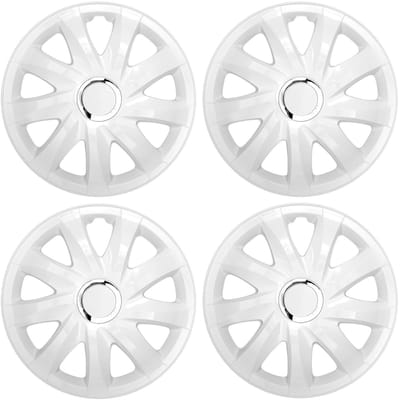 Universele wieldoppen 13'' NRM Drift wit, set van 4 stuks