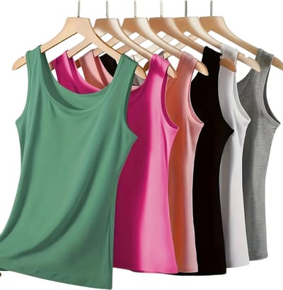 Livano Topje Dames - Kleding - Shirt - Blouse - Kort - Volwassen - 6 Pcs - Gemengd - Maat S