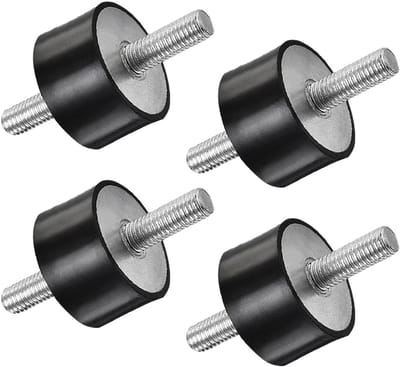 4-delige set rubberen schokdempersteunen, stille rubberen buffers, antivibratie isolatoren en dempers voor optimale schokabsorptie en geluidsreductie