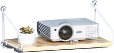 Projector Rek - Muurbeugel Standaard - Thuisbioscoop Creëren - Zware Belasting - Punch-Free Ontwerp - Zwart