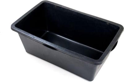 Mortelbak 60 liter - Speciekuip Bouwemmer - Bouw en Klus - Duurzaam Polyethyleen - 72 x 42 x 285 cm