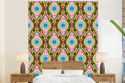 Behang - Fotobehang Design - Orient - Retro - Breedte 225 cm x hoogte 280 cm