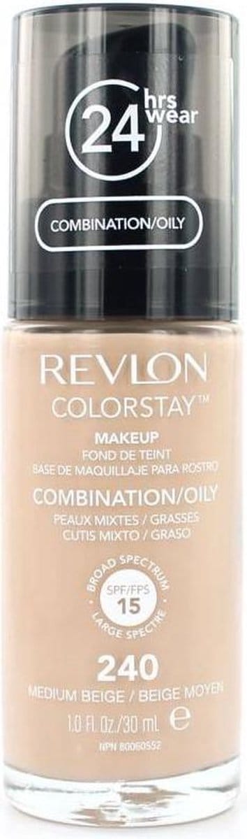 Revlon Colorstay Foundation With Pump - 240 Medium Beige (Oily Skin)