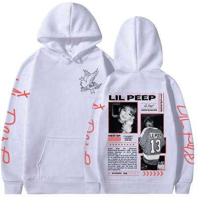 Rapper Lil Peep Crybaby Hellboy Hoodies Mode Hip Hop Retro Sweatshirts Herenkleding Oversized Lange Mouwen Fleece Pullovers S wit