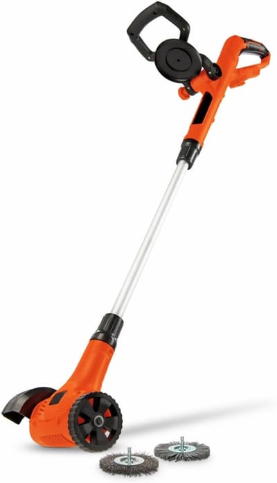 DnA® Onkruidborstel Electrisch - Onkruidborstel - Bosmaaier - Oranje - ‎127cm x 15cm x 13cm