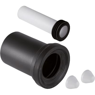 Geberit afvoer- en toevoermanchet - voor hangtoilet - L - 185mm - D90/D45