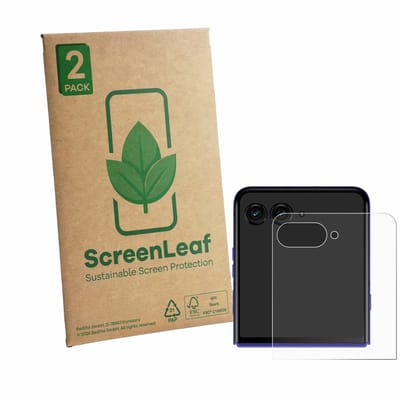 2 Stuks Screenprotector voor Motorola Razr 70 Ultra (Achterdisplay) - Hoogwaardige Beschermfolie transparant