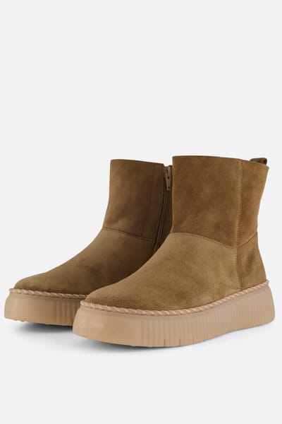 Gabor Gabor Enkellaarsjes cognac Suede