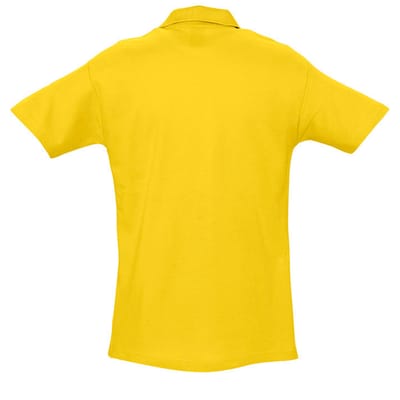 SOLS Heren Lente II Korte Mouw Zwaarlijvig Poloshirt (Goud)