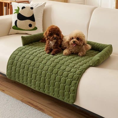 Winter Warm Pluche Hondenbed Mat voor Kleine Middelgrote Huisdieren Honden Slaapbedden Luxe Katten Honden Sofa Deken Meubelbeschermer Verwijderbaar Pet bed 75x75CM