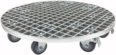 Plant Caddy - Rollende Trolley - Potten Verplaatsen - Hoge Draagkracht - 60 cm Diameter - Zwart